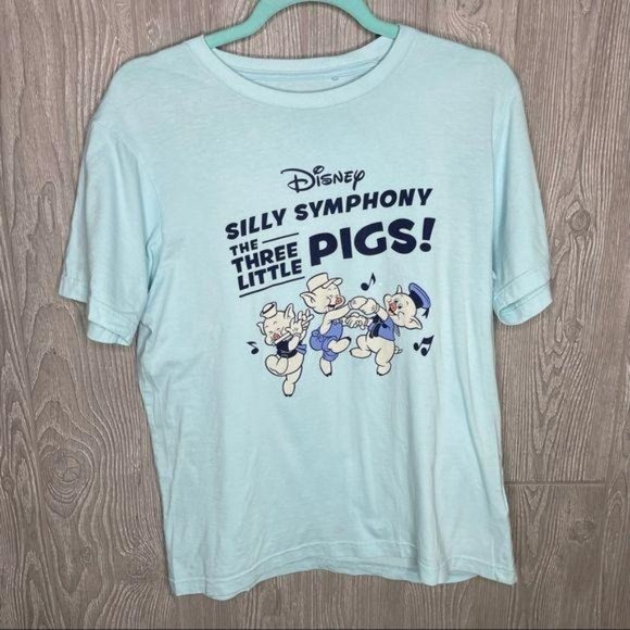 UT Disney Silly Symphony Three Little Pigs disney story Uniqlo small - Picture 2 of 6